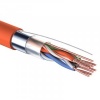 Кабель F/UTP, CAT5e, ZH нг(А)-HF, 4PR, 24AWG, внутр, оранж, 305 м REXANT 