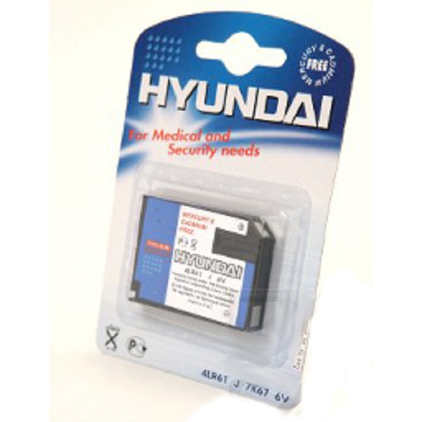 Батарейка HYUNDAI 4LR61(7K67) для РСТС плоская в Благовещенске