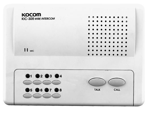 Интерком KIC-308 KOKOM 8 абонентов станция