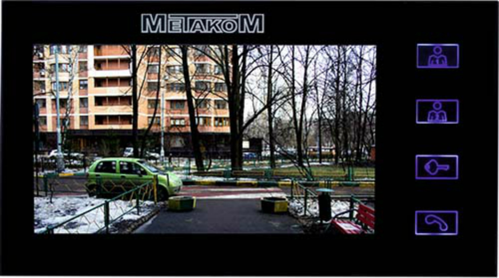 Монитор MKV-VM5,координат.цв. (черный) (СНЯТ С ПР-ВА)