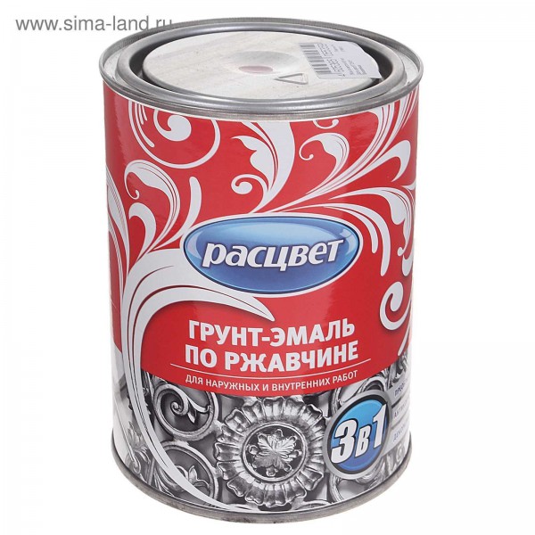 Грунт-эмаль по ржавчине серая 2,7 кг