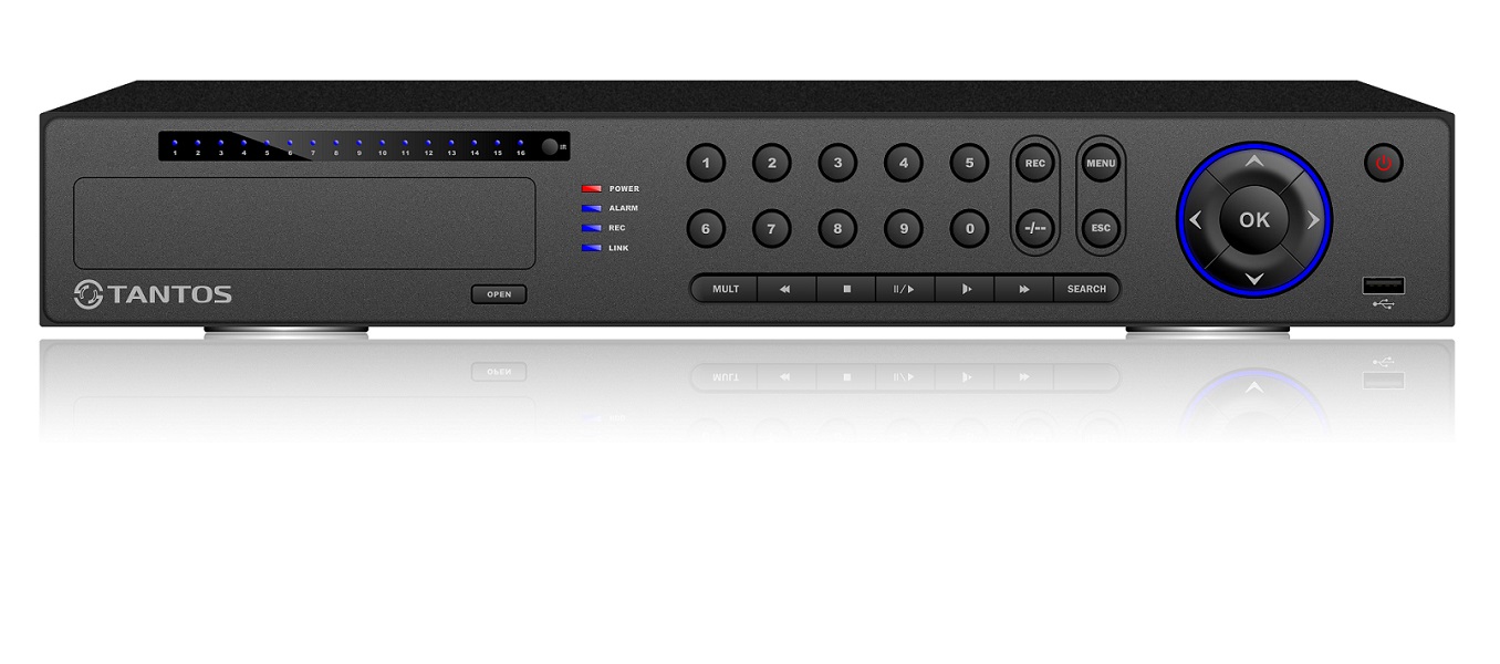 Видеорегистратор TSr-NV08241 8 канальный 2-х дисковый IP