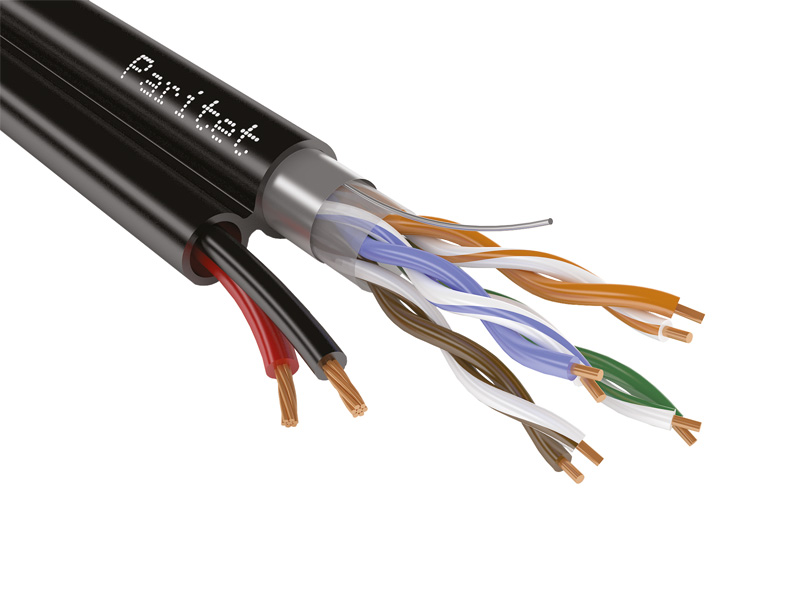Кабель UTP2 4*2*0, 52 Cat5e + 2х0, 75 PE (питание) в Благовещенске